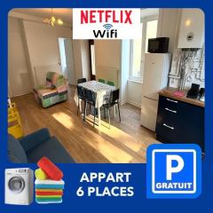 26 CHIC & COSY NOIRETABLE F2 55m2 WIFI SMART TV NETFLIX