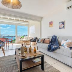 Tout est neuf dans ce beau Duplex pour 6 à 7p vue lagon