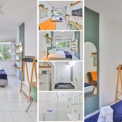 Studio entre Copacabana e Ipanema, 350m do metrô, 600m da praia, Wi-Fi e ar condicionado split!