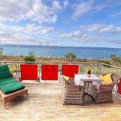 Strandvilla Beletage - exklusive Wohnung mit einzigartigem Meer - und Hafenblick