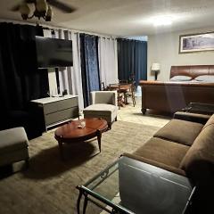 Penthouse 3 balcony fireplace panoramic view