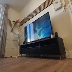 T2 47m2 Cosy & spacieux - proche Gare - Lit Queen Size et NETFLIX - Parking gratuit