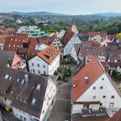 mein Heimquartier - Ferienwohnung im historischen Fachwerkhaus mit Terrasse in Waiblingen