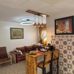 Modern apartment with garden