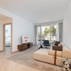 StayShort - Stylish 1BR in Media City with Large Private Balcony
