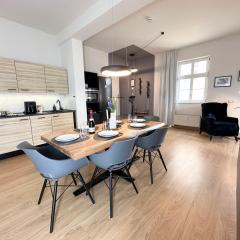 Studio Alte Mädchenschule, Sauna, 6 Personen, Hund, am Saurierpark, Boxsprinbetten, gratis Kaffee und Tee, Minibar