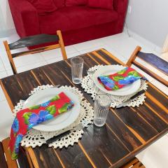 Apartamento Rubra- Rústico, Moderno e Home Office