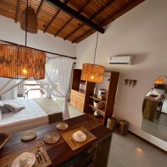 Estúdio com piscina