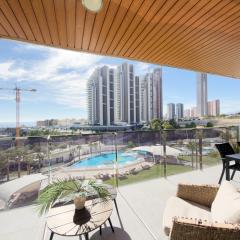 Sunset Waves VI by Terreta Rentals