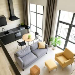 G - Owl Jazz -Modern loft type apartment 18 with big roof terrace and free private parking