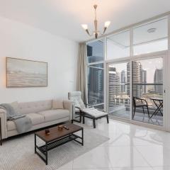 Stayshort - 2BR in Dubai Marina Sleeps 4 with Canal View