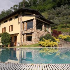 Ronco Frati, piscina vista lago