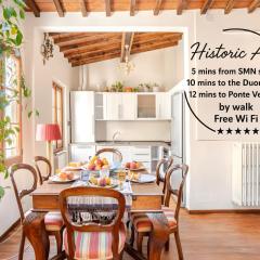 Art & Soul Florence Apartment with AC- UNESCO Downtown - 3 bedrooms