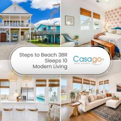 Prime Steps to Beach Large Deck Modern