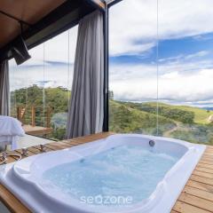 Charmoso chalé com lareira e hidro! VST034