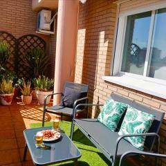 Ático 800 m playa Terraza garaje familias grupos