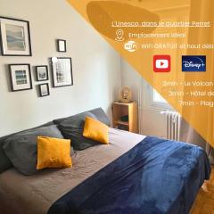 Hypercentre-Perret, emplacement idéal, cocon cozy et chaleureux de 50m2