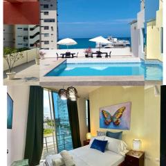 DEPARTAMENTOS, a una calle de la PLAYA Y MALECÓN