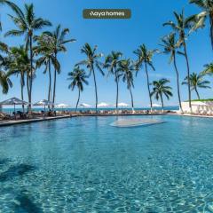 Beachfront 2BR Condo - Pool - Blue Flag Beach