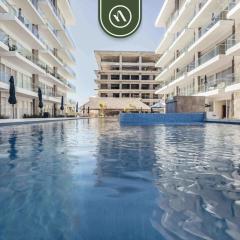 New 2 BR Condo One Street From Beach - Pool - Gym