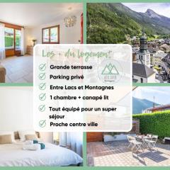 Appt Cosy rénové, Terrasse & proche centre ville entre Lac & Montagnes