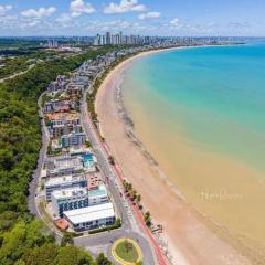 Flat Aconchego beira mar Cabo Branco - 606 entre o mar e a mata Atlantica
