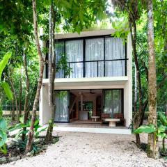 Modern Bacalar Lagoon Villa with Private Dock and Vistas