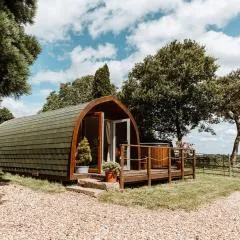 Secluded Cosy Luxury Pod with wood fired hot tub