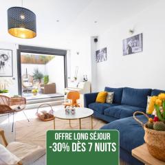 Loft Saint-Hubert - Idéal Familles & Groupes - 10min Avignon et Château-neuf-du-Pape - 5min Gare - Expérience design, conviviale et tout confort - Jardin clos - Parking privé gratuit - Au calme