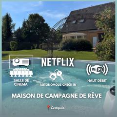 Luxury Country House - 6 Bed Room - Jacuzzi, Cinéma 7 Places, Sauna by So Homy