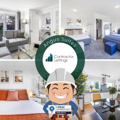 4 Bedroom Elegant House Near Peterborough City Center with Free Parking - Angus Suites by Contractor Lettings