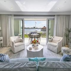 Spacious Island Escape with Marina Views