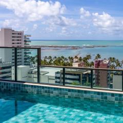 Apto 150m Praia I Piscina na Cobertura I Garagem 514