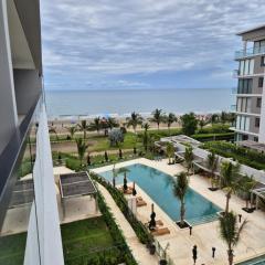 Apartamento moderno con vista al mar y piscinas 1 habitación con balcón en Manzanillo,Cartagena