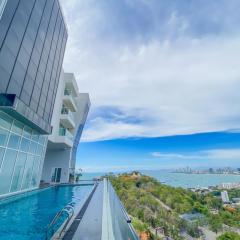 The vision condo - Sea view apartment balcony Pattaya Pratumnak beach