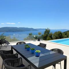 Villa Ena in a peaceful location with a sea view