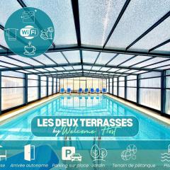 Les Deux Terrasses, 6 pers Piscine à Calvisson