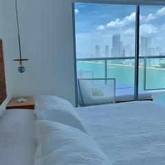 Lujoso Apto de 1 Hab en Piso 19- Infinitum