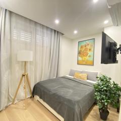 Cozy Studio with Golden Horn Charm