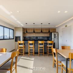 Sua estadia completa em prédio com academia na melhor localização de Curitiba - PLAs