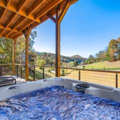 Secluded Cabin with Mountain Views Hot Tub Games