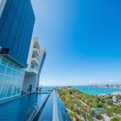 The vision condo - Sea view apartment balcony Pattaya Pratumnak beach