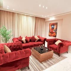 Bright 3BR Nasr City Stay Balcony and BBQ