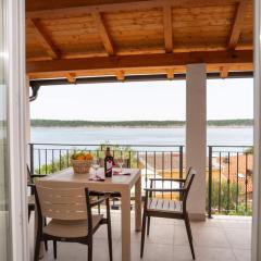 Apartment in Barbat with sea view, balcony, air conditioning 660-5