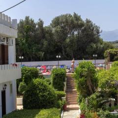 Modern holiday home in Stalos with balcony