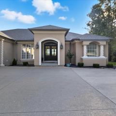 Luxury Lakefront Escape w/ Heated Pool, Hot Tub & Theater