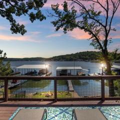 Pet-Friendly Lakefront Home in a Quiet Cove w/ Netflix, Outdoor Seating, Boat Slip