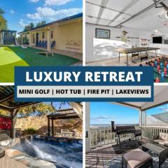 Lux Family Home Hot Tub Mini Golf Game Room & Views