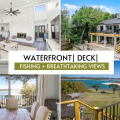 Waterfront Deck Fishing Canyon Lake Family Vacation
