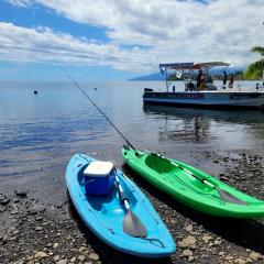 Studio Tropical - climatisé - vue mer et montagnes - canoes et paddle offerts ! Teahupo'o Lodge Tahiti
